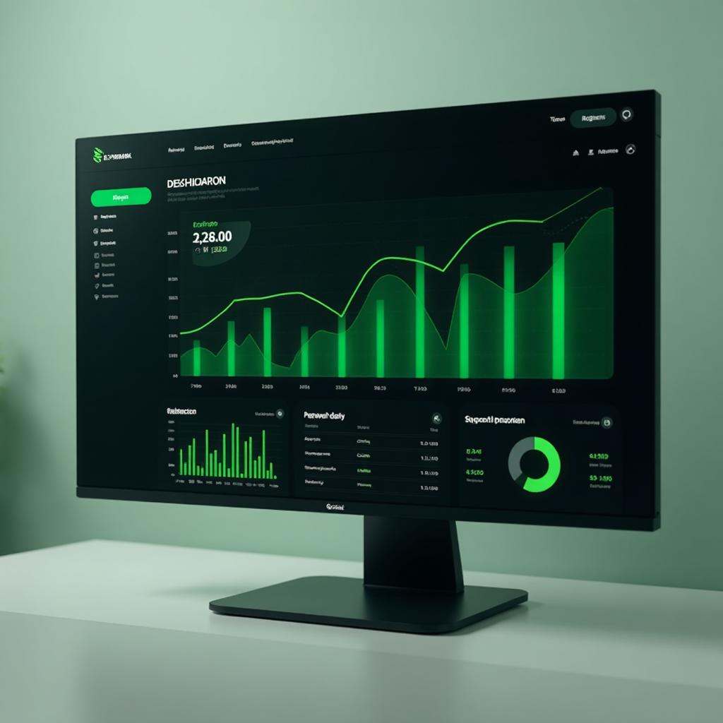 Analytics dashboard visualization